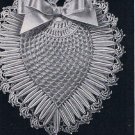 Vintage Crochet Pineapple Pattern, Pineapple Heart  Crochet Pincushion