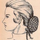 Pattern Pdf Hair Net, Crochet Bun Snood Pattern