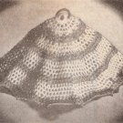 French Round Dishcloth Pattern, Crochet Pattern, Filet Thread Crochet