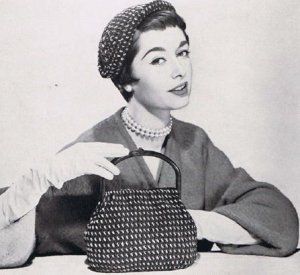 Crochet Pattern Book Hiawatha Hats Handbags Vintage Sets
