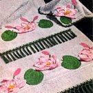 Crochet Towel Applique Pattern