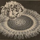 Doily Crochet Irish Ruffle Sunburst Crochet Pattern Doily