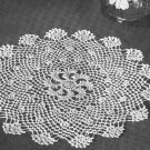 Crochet Pattern Irish Scroll Doily, Vintage Pattern