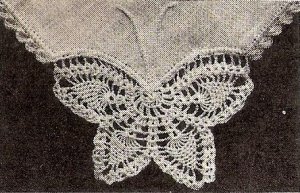 Butterfly Handkerchief Edging Pattern