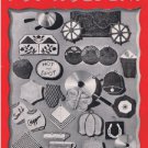 Vintage Potholders Pdf Patterns, Book 196, Thread Crochet Coats and Clarks