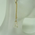 Gold-Tone Clear Stone Earrings