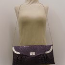 Purple Alligator Clutch