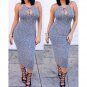 Scoop Neck Sleeveless Knit Sweater Dress