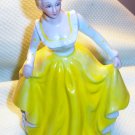 Porcelain Victorian Lady figurine  in Yellow