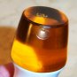 bohemia case cut glass decanter,Amber-white-Antique