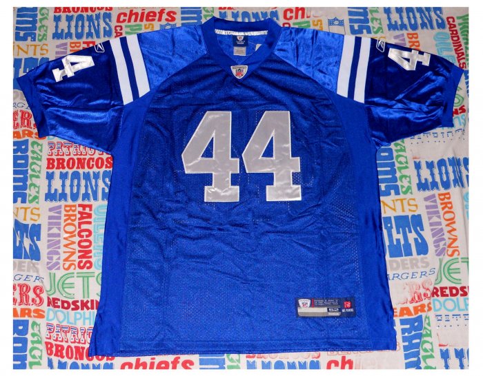 Indianapolis Colts Dallas Clark Blue Home Jersey 52