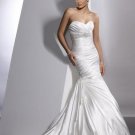 Slim A-line gown  sweetheart neckline corset closure  Wedding Dresses Prom Gown Dress