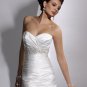 Slim A-line gown  sweetheart neckline corset closure  Wedding Dresses Prom Gown Dress