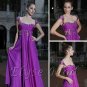 ELYSEMOD A-line Off-the-shoulder  Floor-length Tencel Chiffon Quick Delivery/ Evening/ Fromal Dress