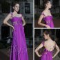 ELYSEMOD A-line Off-the-shoulder  Floor-length Tencel Chiffon Quick Delivery/ Evening/ Fromal Dress