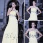 ELYSEMOD Empire One Shouder Floor-length Beads Lace Chiffon Quick Delivery/ formal evening dresses