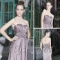 ELYSEMOD A-line One Shouder Floor-length Beads Lace Chiffon Quick Delivery/ formal evening dresses