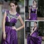 ELYSEMOD Ball Gown Scoop Floor Length Matte silk Quick Delivery/Wedding Dresses/ Evening Dress