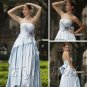 ELYSEMOD Ball Gown Brush Train Strapless Quick Delivery/Wedding Dresses/ Prom Dresses New