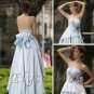 ELYSEMOD Ball Gown Brush Train Strapless Quick Delivery/Wedding Dresses/ Prom Dresses New