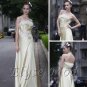 ELYSEMOD  A-line Strapless Floor Length Satin Quick Delivery Evening/ Prom Dresses