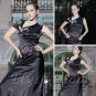ELYSEMOD Sheath / Column Bateau Floor Length Satin Quick Delivery Fashion Dresses/Evening Dresses