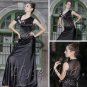 ELYSEMOD Sheath / Column Bateau Floor Length Satin Quick Delivery Fashion Dresses/Evening Dresses