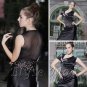 ELYSEMOD Sheath / Column Bateau Floor Length Satin Quick Delivery Fashion Dresses/Evening Dresses