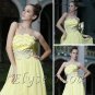 ELYSEMOD Ball Gown Strapless Sweep Train Tencel/Silk Stain Quick Delivery Evening Gown Dress