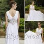 ELYSEMOD A-line V-neck Floor-length Chiffon Dresses on Sale / Evening Dresses