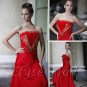 ELYSEMOD A-line Bateau Floor-length Ruffles/Beads Satin Quick Delivery/ Evening/ Prom Dress
