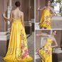 ELYSEMOD Trumpet/Mermaid Strapless Asymetrical Print Flower Quick Delivery Evening/ Prom Dresses