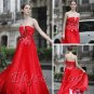 ELYSEMOD Ball Gown Sweetheart Brush Train Ruffles/Beads Quick Delivery Evening/ Prom Dresses