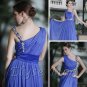 ELYSEMOD Sheath/Column One Shoulder Floor Length Tencel/Chiffon Quick Delivery Evening/ Prom Dress