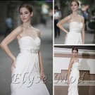 ELYSEMOD Trumpet/Mermaid Sweetheart Trailing Smear Pearl Stain Quick Delivery/ Evening/ Gown Dress