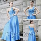ELYSEMOD Ball Gown One Shoulder Floor Length Applique Quick Delivery Formal Wedding Party Dress