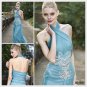 Elysemod A-line Halter Floor-length Sleeveless Chiffon Women's Dresses Evening Dress 80169
