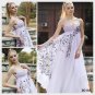 Elysemod Empire Spaghetti Straps Ankle-length Sleeveless ChiffonEvening Dress Women's Clothing 80185