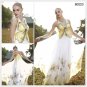 Elysemod A-line V-neck Floor-length Sleeveless Tencel Chiffon Evening Dresses/Dress 80223