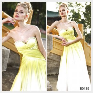 Elysemod A-line Sweetheart Floor-length Sleeveless Chiffon Women's Clothing/ Evening Dress 80139
