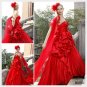 Elysemod Ball Gown Spaghetti Straps Court Trains Sleeveless Satin Spaghetti Wedding Dress 80250