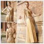 Elysemod A-line V-neck Floor-length Sleeveless Elastic satin Women's Dresses/ Evening Dress80 205