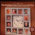 The Growing Years Photo Frame Wall Clock