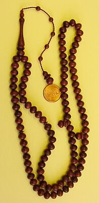 PRAYER BEADS:RED BALM TREE 99 B. -by Tesbihci