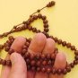 PRAYER BEADS:RED BALM TREE 99 B. -by Tesbihci