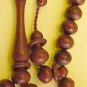 PRAYER BEADS:RED BALM TREE 99 B. -by Tesbihci