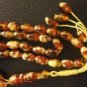 ISLAMIC PRAYER BEADS 99 B. GENUINE COGNAC AMBER + M.O.P