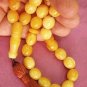 PRAYER WORRY BEADS KOMBOLOI BUTTERSCOTCH AMBER OVAL