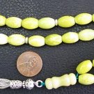 ISLAMIC PRAYER WORRY BEADS OVAL JADE & STERLING