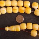 PRAYER WORRY BEADS KOMBOLOI BUTTERSCOTCH AMBER BARREL